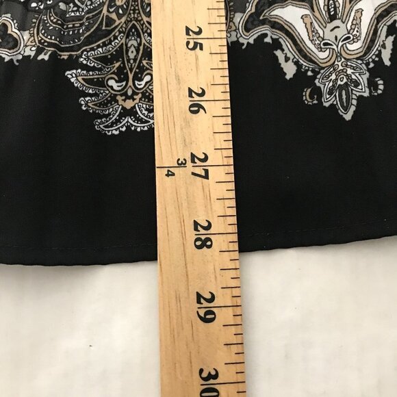 NWOT - Apt. 9 Accordion Pleated Short Sleeve Buttoned Down Blouse - Picture 13 of 13